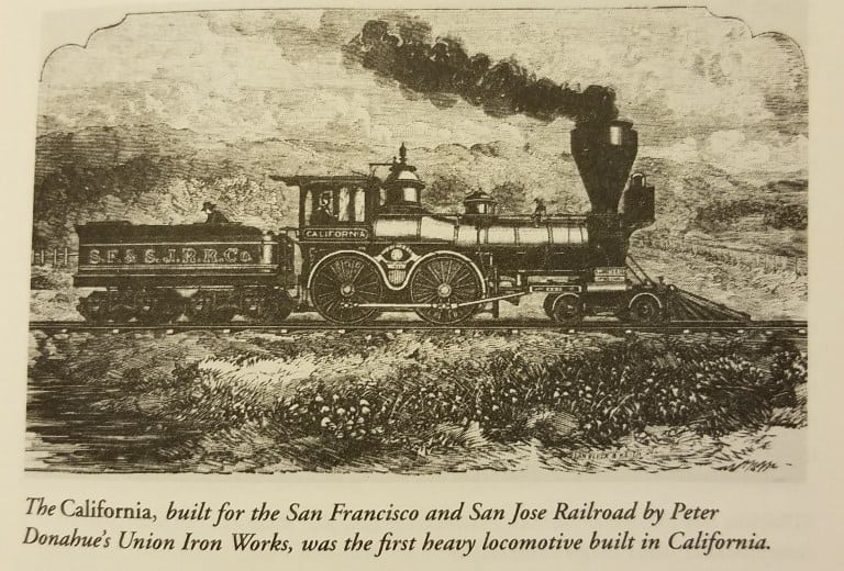 The California – Locomotive was Built